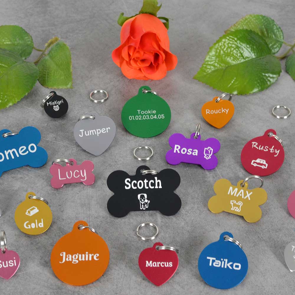 Aluminium Haustiermarken